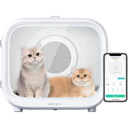 Cabina de secado automático para mascotas petkit airsalon max pro/ 60l/ control desde app
