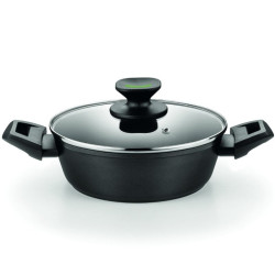 Cacerola baja monix green m480528/ ø28cm/ aluminio forjado/ apta para inducción