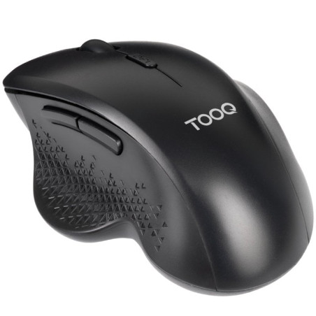 Ratón ergonómico inalámbrico tooq tqmwg-1105-b/ hasta 1600 dpi