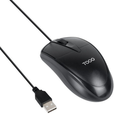 Ratón tooq tqm-1001-b/ hasta 1000 dpi