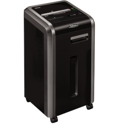 Destructora fellowes 225mi/ corte en micropartículas de 2 x 12mm/ negra