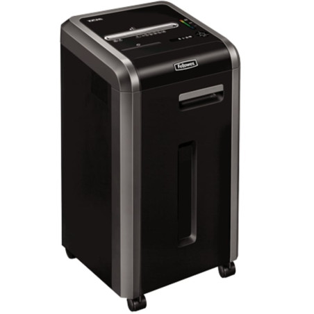 Destructora fellowes 225mi/ corte en micropartículas de 2 x 12mm/ negra