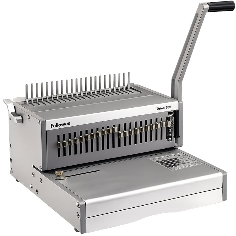 Encuadernadora de canutillo fellowes orion/ plata
