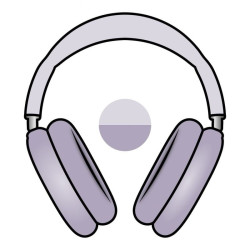 Auriculares bluetooth apple airpods max usb-c/ púrpura