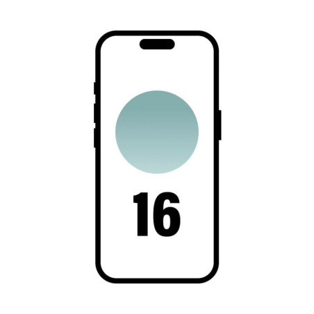 Smartphone apple iphone 16 128gb/ 6.1'/ 5g/ verde azulado