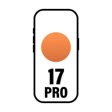 Smartphone apple iphone 17 pro 256gb/ 6.3'/ 5g/ naranja cosmico
