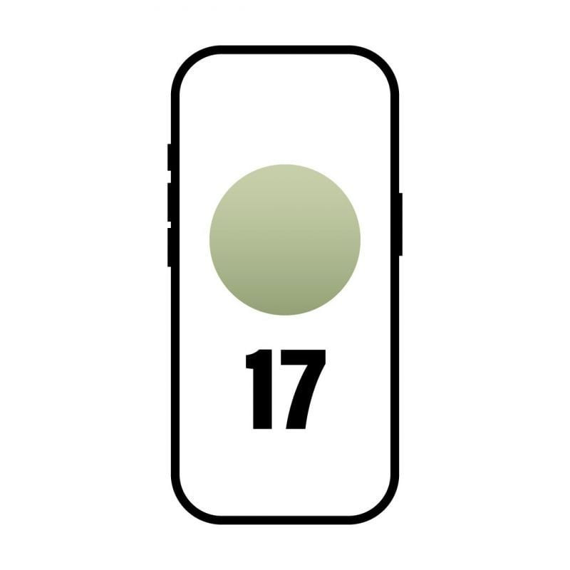 Smartphone apple iphone 17 256gb/ 6.3'/ 5g/ verde salvia