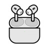 Auriculares bluetooth apple airpods pro 3nd/ usb-c/ estuche de carga magsafe
