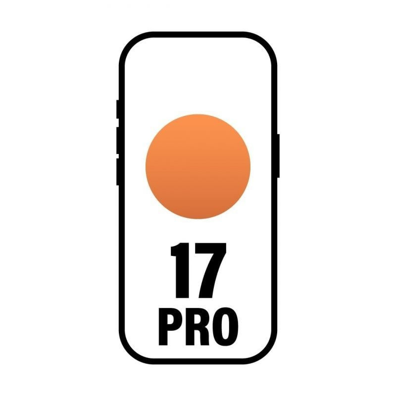 Smartphone apple iphone 17 pro 512gb/ 6.3'/ 5g/ naranja cósmico
