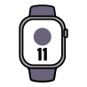Apple watch series 11/ gps/ 42mm/ plata/ correa deportiva niebla lila (m/l)