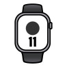 Apple watch series 11/ gps/ cellular/ 42mm/ gris espacial/ correa deportiva negra (s/m)