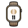 Apple watch series 11/ gps/ cellular/ 42mm/ titanio dorado/ correa dorada milanese loop