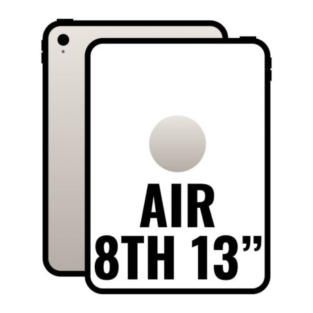 Apple ipad air 13' 8th wi-fi/ m4/ 128gb/ blanco estrella