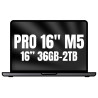 Apple macbook pro 16'/ m5 max 18-core cpu/ 36gb/ 2tb ssd/ 32-core gpu/ negro espacial