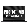 Apple macbook pro 14'/ m5 pro 15-core cpu/ 24gb/ 2tb ssd/ 16-core gpu/ negro espacial