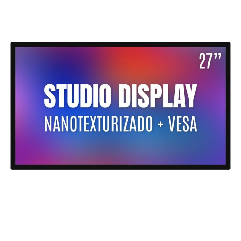 Apple studio display 27'/ cristal nano texturizado/ vesa