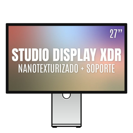 Apple studio display xdr 27'/ cristal nano texturizado/ soporte con altura e inclinación ajustable