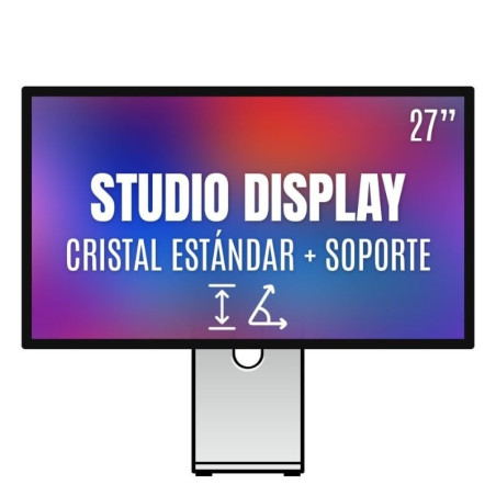 Apple studio display 27'/ cristal estándar/ soporte con inclinación ajustable
