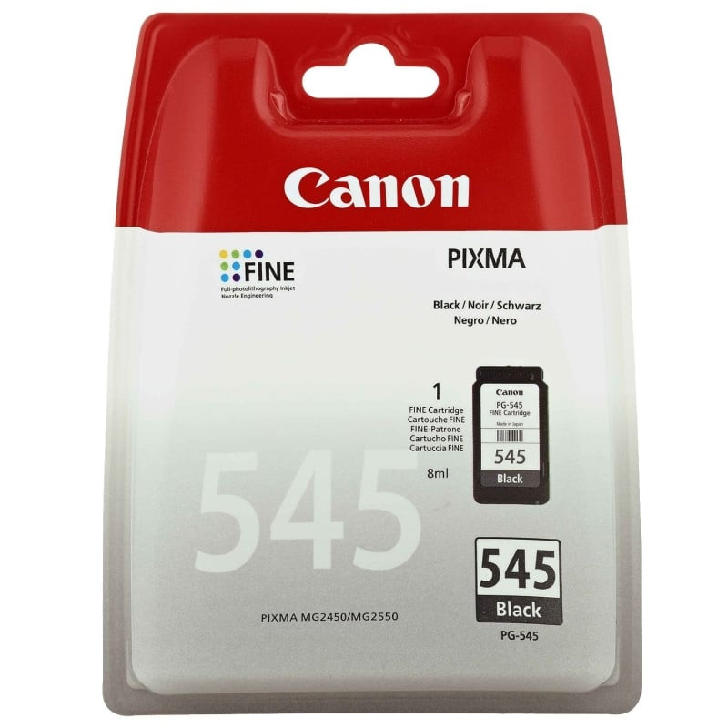 Cartucho de tinta original canon pg-545/ negro
