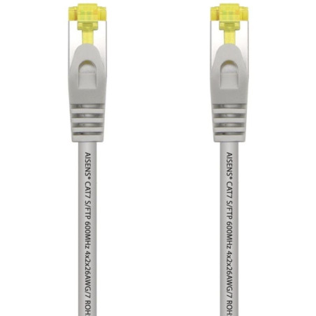 Cable de red rj45 s/ftp aisens a146-0332 cat.7/ 25cm/ gris