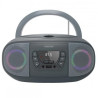 Radio cd fonestar boom-go-g/ 13w/ a pilas/ con cable/ gris