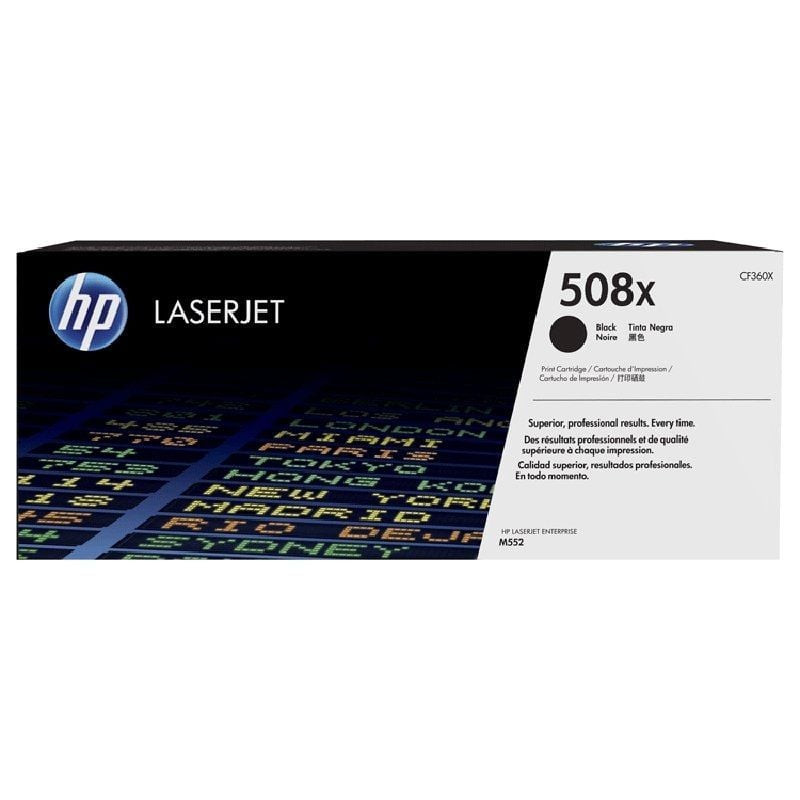 Tóner original hp nº508x xl alta capacidad/ negro
