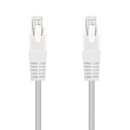Cable de red rj45 utp nanocable 10.20.0400-w cat.6/ 50cm/ blanco