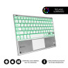 Teclado compacto inalámbrico subblim smbt50/ plata
