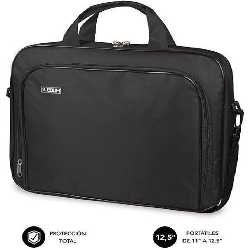 Maletín subblim oxford para portátiles hasta 12.5'/ negro