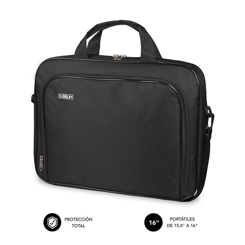 Maletín subblim oxford para portátiles hasta 16'/ negro