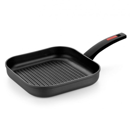 Grill monix titán monix m810029/ ø28cm/ aluminio forjado/ apto para inducción