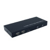 Conmutador kvm hdmi aisens a111-0400/ 2pc con 1 sólo teclado y ratón