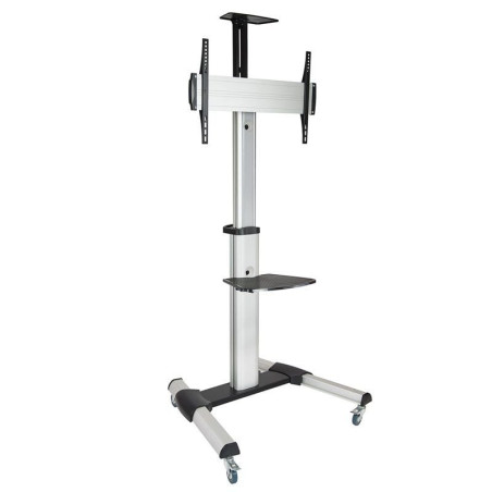 Soporte de suelo inclinable/ ajustable con ruedas tooq fs1870m-b para tv de 37-70'/ hasta 50kg