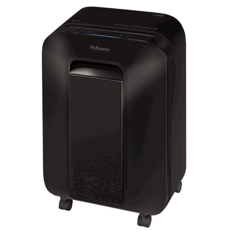 Destructora fellowes lx200/ minicorte de 4 x 12mm/ negra