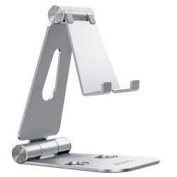 Soporte para smartphone/tablet aisens ms2pxl-092/ plata