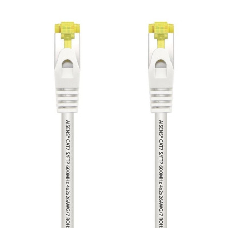 Cable de red rj45 sftp aisens a146-0491 cat.7/ 2m/ blanco