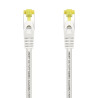 Cable de red rj45 sftp aisens a146-0488 cat.7/ 25cm/ blanco