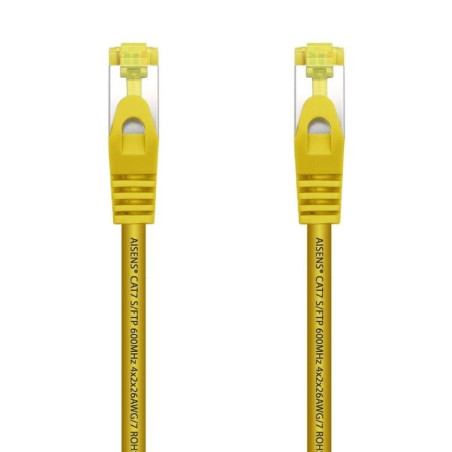 Cable de red rj45 sftp aisens a146-0472 cat.7/ 25cm/ amarillo