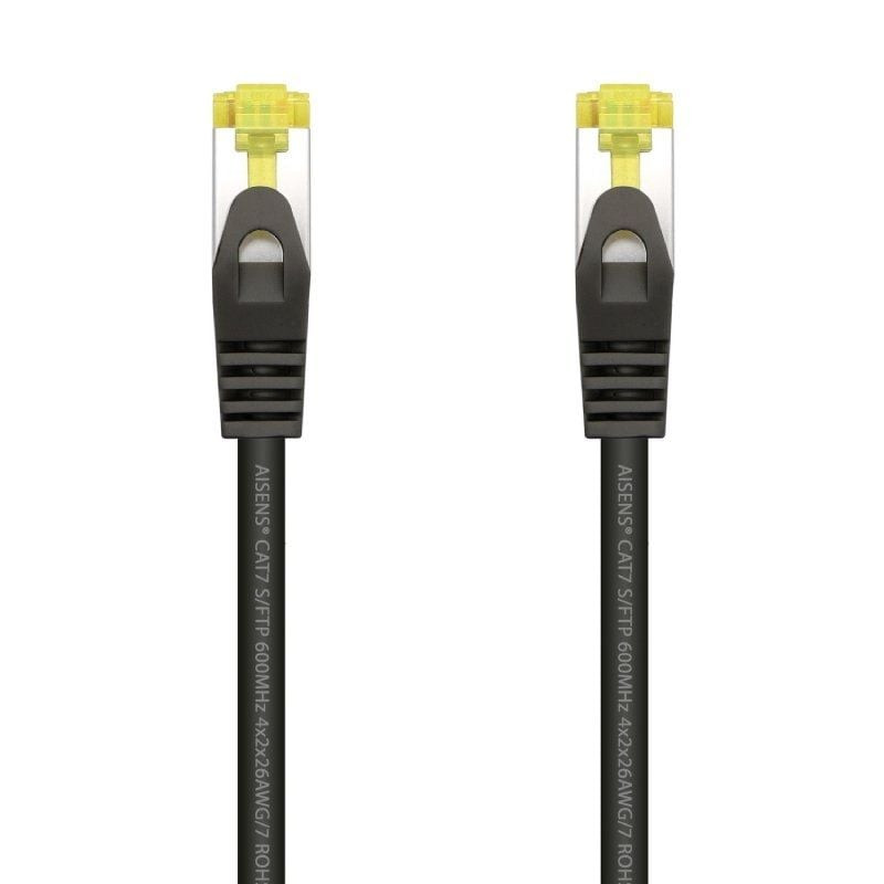 Cable de red rj45 sftp aisens a146-0485 cat.7/ 50cm/ negro