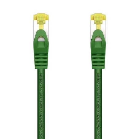 Cable de red rj45 sftp aisens a146-0482 cat.7/ 1m/ verde