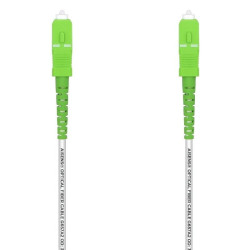 Cable de fibra óptica g657a2 3.0 aisens a152-0494/ lszh/ 2m/ blanco