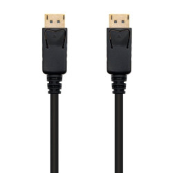 Cable displayport 1.2 4k nanocable 10.15.2300/ displayport macho - displayport macho/ 50cm/ negro