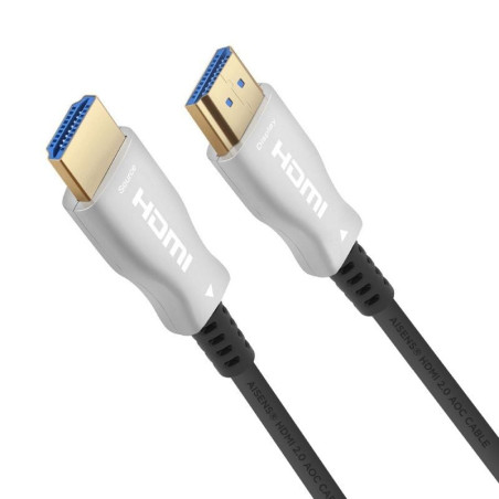 Cable hdmi 2.0 aoc 4k aisens a148-0377/ hdmi macho - hdmi macho/ 15m/ negro
