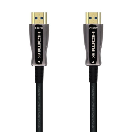 Cable hdmi 2.1 aoc 8k aisens a153-0515/ hdmi macho - hdmi macho/ 10m/ negro