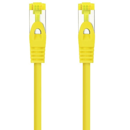 Cable de red rj45 sftp nanocable 10.20.1900-l25-y cat.6a/ lszh/ 25cm/ amarillo