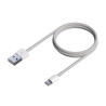 Cable usb 2.0 lightning aisens a102-0542/ usb macho - lightning macho/ 50cm/ blanco