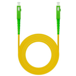 Cable de fibra óptica g657a2 nanocable 10.20.0003/ lszh/ 3m/ amarillo