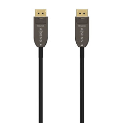 Cable displayport 1.4 aoc 8k aisens a155-0608/ displayport macho - displayport macho/ 20m/ negro