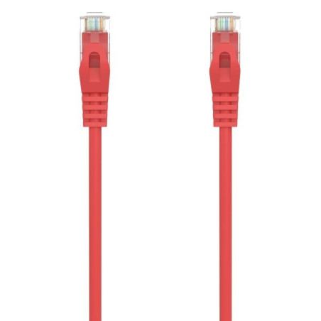 Cable de red rj45 awg24 utp aisens a145-0562 cat.6a/ lszh/ 3m/ rojo