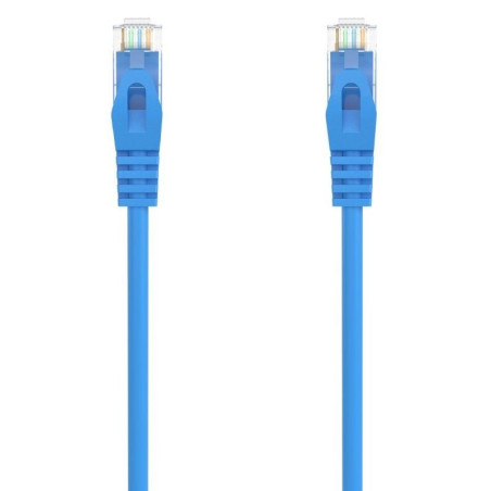 Cable de red rj45 awg24 utp aisens a145-0570 cat.6a/ lszh/ 25cm/ azul